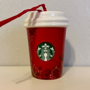 Starbucks 2013 Ceramic Hanging Christmas Holiday Ornament